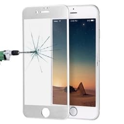 Bøyd herdet fullskjermbeskyttelse av glass til iPhone 8 / 7 - Sølv