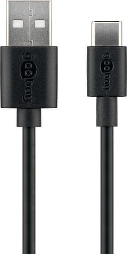Goobay USB till USB-C 3 meter Svart