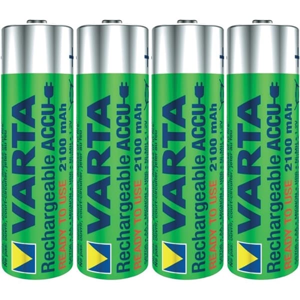 VARTA Batteri AA 4 stk. 2100 mAh - Opladelige
