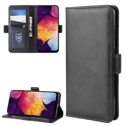 Skyddsfodral med magnetiskt spänne och korthållare till Galaxy A50