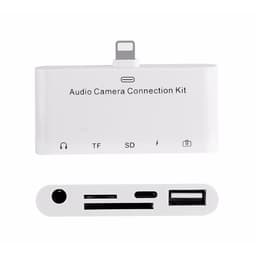 Ljud Ladd USB & minneskort adapter för iPhone & iPad - Audio camera connection kit