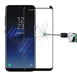 Skärmskydd i härdat glas Samsung Galaxy S8 - Svart