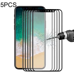 Skjermbeskyttelse i herdet glass iPhone X / XS / 11 Pro - 5Pk Fullskjermbeskyttelse