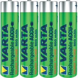 VARTA uppladdningsbart batteri AAA Micro 800mAh 4-pack