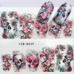 Tre ark Nagelstickers / Nageldekoration