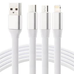 Triple Sotkeutumaton latauskaapeli iPhone /  USB-C /  Micro-USB