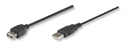 USB 2.0 kaapeli A-A 3 metriä