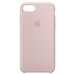 iPhone 8/SE silikonikuori (vaalea pinkki)