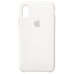Apple iPhone X silikoneetui - hvid