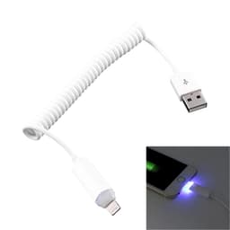 Trasselfri laddkabel med lyse till iPhone 8 / 7 / 6 / 5