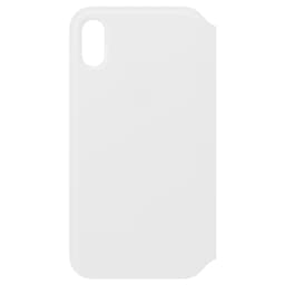 iPhone X läder foliofodral (berry)
