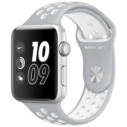 Apple Watch Series 2 Nike+ - 42 mm - sølv alu/hvid rem