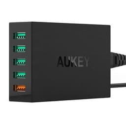 Aukey PA-T1 Quick Charge 2.0 5xUSB, laddningsstation