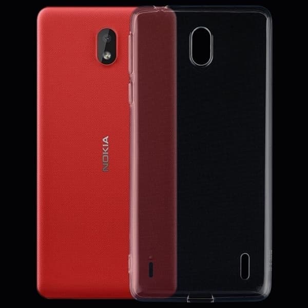 TPU Baksskal Ultratunt Nokia 1 Plus Transparent