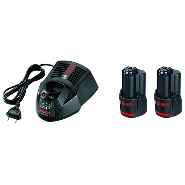 Startset 2xBatteri 12v 3.0ah + laddare