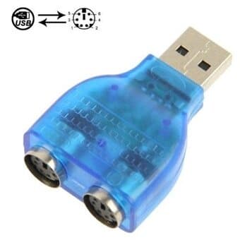 Usb til PS/2 adapter x 2 - Elkjøp