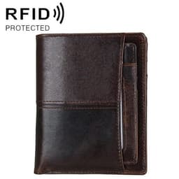 Miesten Lompakko RFID Oil Wax irrotettavalla korttipidikkeellä