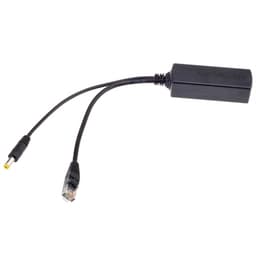 PoE-splitter- og Injectorkabel RJ45/DC Han 12V