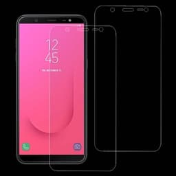 Tempererat Skärmskydd 9H 2.5D til Samsung Galaxy J8 2018 2-pk