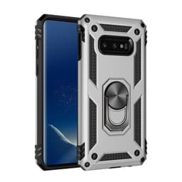 Shockproof Skal med ringhållare Galaxy S10e(Silver)