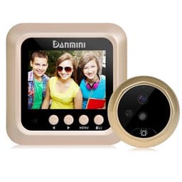 Dörrkamera Danmini 2,4"" skärm 2.0MP med videoinspelning