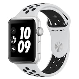 Apple Watch Series 3 Nike+ 38 mm (platinum/sort reim)