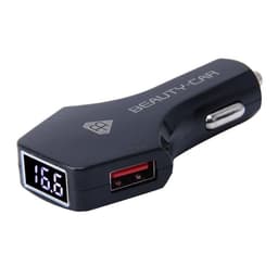 Dual usb-autolaturi Volttimittarilla
