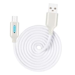 Micro USB Laddkabel - Vit