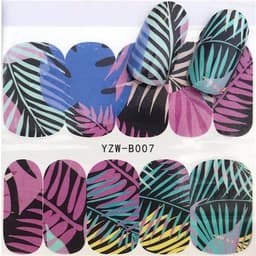 Tre stycken ark Nagelstickers / Nageldekoration