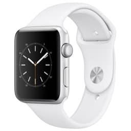 Apple Watch Series 2 - 42 mm - sølv alu/hvid sportsrem