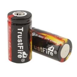 Batteri 16340 880mAh 3.7V - 2-Pack