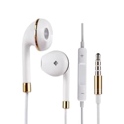 Vita hörlurar In-Ear med fjärr & Mic - iPhone, Samsung, HTC, Sony mm