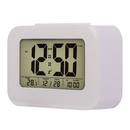 Väckarklocka Smart Light LCD-skärm Vit