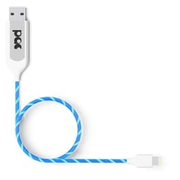 PAC Laddkabel Lightning 1m Blå LED Belyst Kabel
