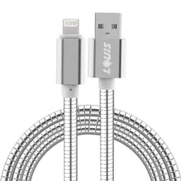 Laddkabel i rostfritt stål till iPhone 8 / 7 / 6 / 5