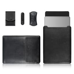 PU Nahkakotelo / laukku MacBook 13 - 4 laukkua 1:ssä