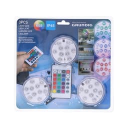 Grundig LED RGB Spotlight med fjärr