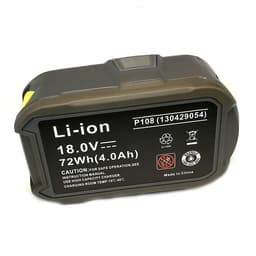 Verktygsbatteri passande Ryobis One+ 18 v 4000 mah litiumbatteri