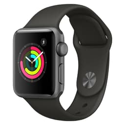Apple Watch Series 3 38 mm (grå sportsreim)