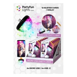 Discolampe LED til Mobilen micro-usb