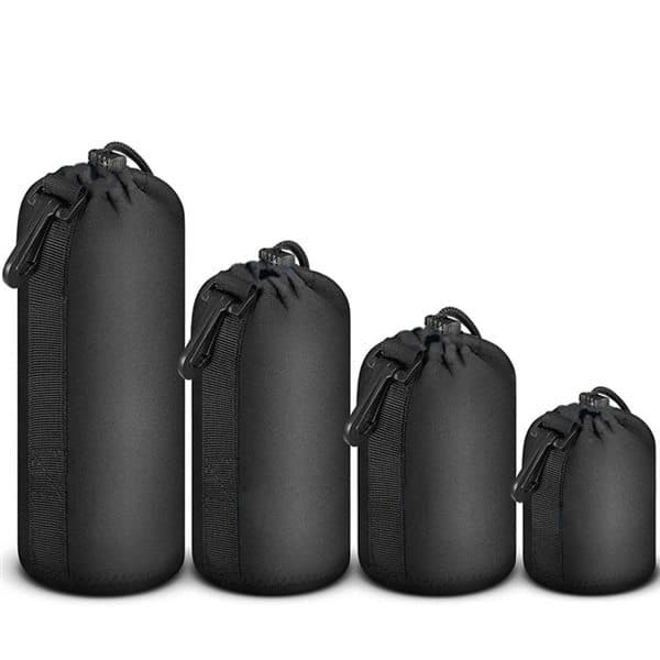 Objektivväskor i nylon 4-pack