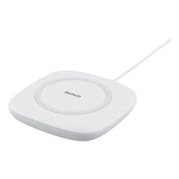 DELTACO Trådløs lader, Qi 1,2, 7,5W, LED,Hvit