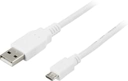 USB-kabel 2.0 med micro-USB, 2m