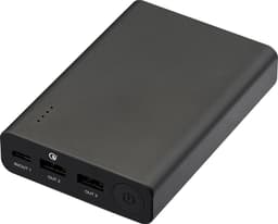 Sandstrøm 13400 mAh powerbank (sort)