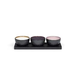 Bitz kabaretsett 32 x 11 cm dia. 10 x 6 cm 4 deler lilla/ros