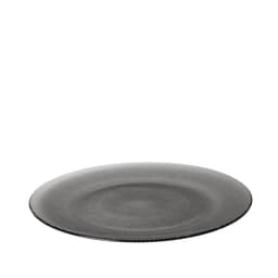 Broste copenhagen large plate 'smoke' glass  2stk