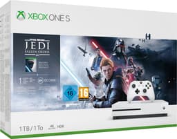 Xbox One S 1 TB: Star Wars Jedi: Fallen Order game bundle (vit)