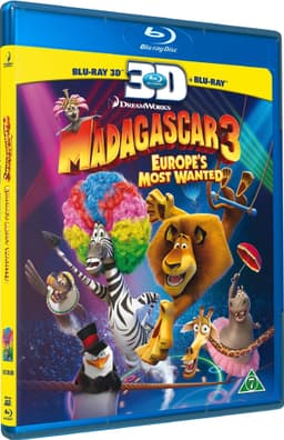 Madagaskar 3 - Full rulle i Europa (3D Blu-ray)