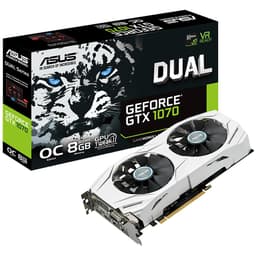 Asus Dual GeForce GTX 1070 OC näytönohjain (8 GB)
