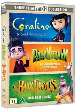 Coraline/ParaNorman/Æsketroldene - DVD boks
